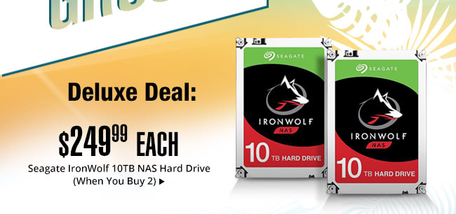 Deluxe Deal - Seagate IronWolf 10TB NAS Hard Drive