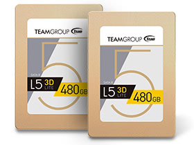 (x2) Team Group L5 LITE 3D 2.5 inch 480GB SATA III 3D NAND Internal Solid State Drive (SSD) T253TD480G3C101