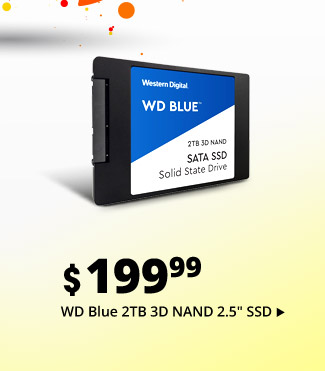 Feature - $199.99 WD Blue 2TB 3D NAND 2.5" SSD