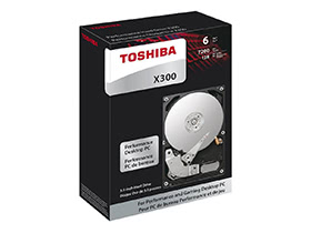 Toshiba X300 6TB Performance Desktop and Gaming Hard Drive 7200 RPM 128MB Cache SATA 6.0Gb/s 3.5 Inch Internal Hard Drive Retail Packaging HDWE160XZSTA