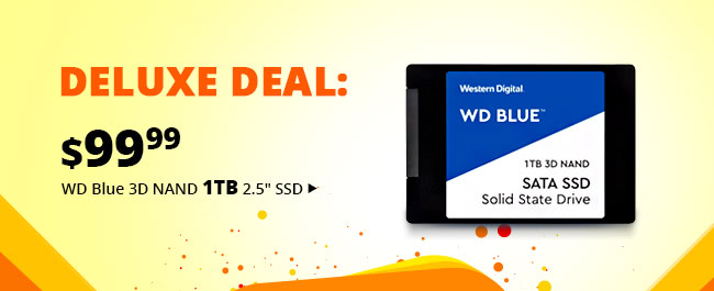 Deluxe Deal - WD Blue 3D NAND 1TB 2.5" SSD