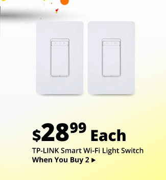 Feature - TP-LINK Smart Wi-Fi Light Switch When You Buy 2