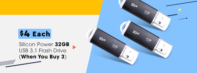 Feature - Silicon Power 32GB USB 3.1 Flash Drive