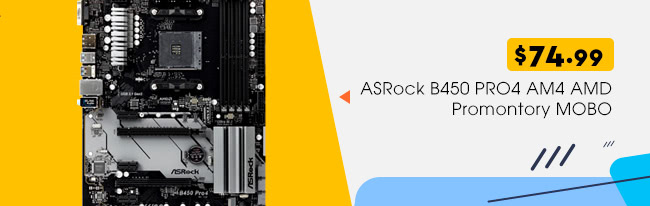 Feature - ASRock B450 PRO4 AM4 AMD Promontory MOBO