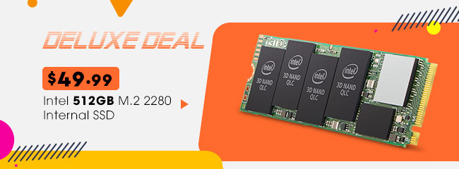 Deluxe Deal - Intel 512GB M.2 2280 Internal SSD