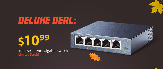 Deluxe Deal - TP-LINK 5-Port Gigabit Switch