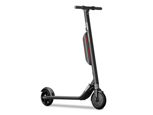 Refurbished: Segway Ninebot ES3 Electric KickScooter w/ Dual Battery Folding & External Battery, Dark Gray