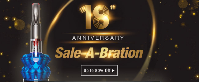 18th Anniversary Sale-A-Bration