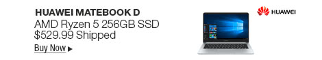 Newegg Flash - Huawei MateBook D AMD Ryzen 5 256GB SSD