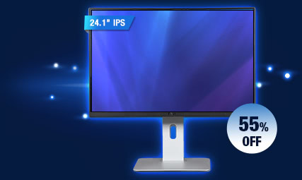 Dell U2415 UltraSharp 24.1" 6ms (GTG) 60Hz Dual HDMI Widescreen LCD Monitor Built-in USB 3.0 Hub, IPS Panel