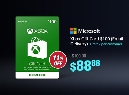 Xbox Gift Card $100 (Email Delivery)