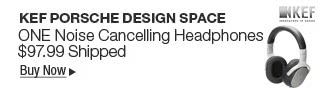 Newegg Flash - KEF Porsche Design SPACE ONE Noise Cancelling Headphones