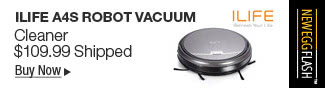 Newegg Flash - ILIFE A4s Robot Vacuum Cleaner 