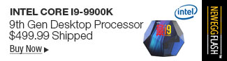 Newegg Flash - Intel Core i9-9900K 9th Gen Desktop Processor