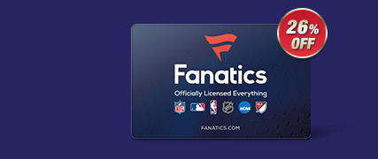Fanatics $50 Gift Card (Email Delivery)