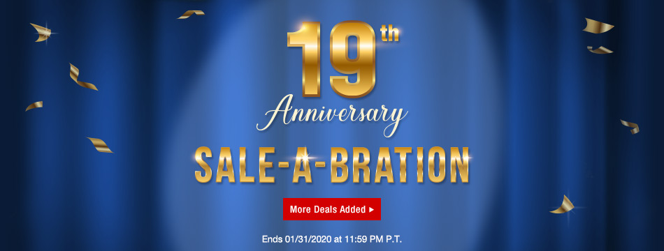 19th Anniversary SALE-A-BRATION -- More Deals Added