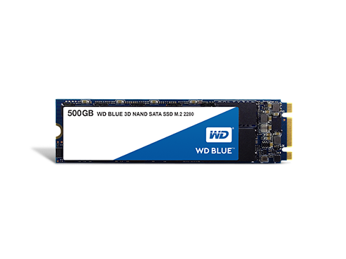 WD Blue 3D NAND 500GB SATA III 6Gb/s M.2 2280 Internal Solid State Drive