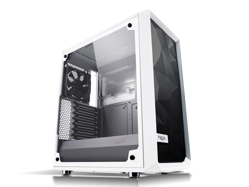 Fractal Design Meshify C White-TG Steel / Tempered Glass ATX Mid Tower Computer Case