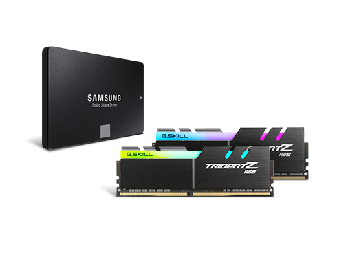 SAMSUNG 860 EVO 1TB Internal SSD + G.SKILL TridentZ RGB 16GB (2 x 8GB) DDR4 3200 (PC4 25600) Desktop Memory