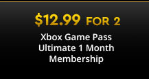 $12.99 for 2: Xbox Game Pass Ultimate 1 Month Membership