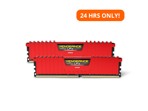 CORSAIR Vengeance LPX 16GB (2 x 8GB) DDR4 3200 (PC4 25600) Desktop Memory, CMK16GX4M2B3200C16R