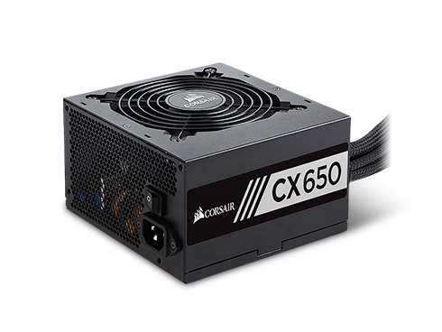 CORSAIR CX Series CX650 650W ATX12V 80 PLUS BRONZE Certified Active PFC Power Supply