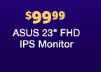 $99.99 ASUS 23" FHD IPS Monitor