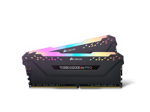 CORSAIR Vengeance RGB Pro 16GB (2 x 8GB) DDR4 3200 (PC4 25600) Desktop Memory, Model CMW16GX4M2C3200C16