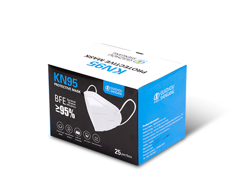 GS KN95 Protective Mask, 25 pcs per Box