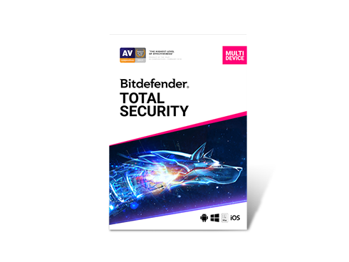 Bitdefender Total Security 2021 - 2 Year/10PCs - Download