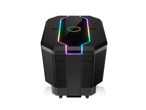 Cooler Master MasterAir MA620M Dual Tower ARGB High Performance CPU Air Cooler, 6 CDC 2.0 Heatpipes, SF120R Fan, Hexagon Strip Addressable RGB Lighting for AMD Ryzen/Intel LGA1200/1151