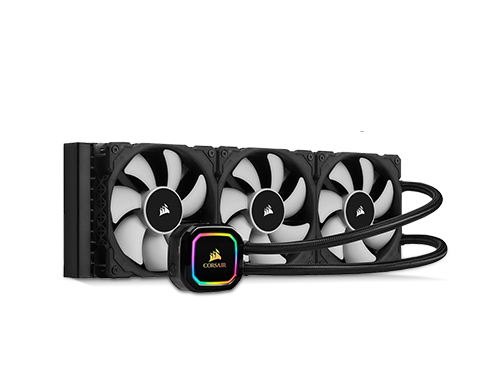 CORSAIR iCUE H150i RGB PRO XT, 360mm Radiator, Triple 120mm PWM Fans, Advanced RGB Lighting and Fan Control with Software, Liquid CPU Cooler