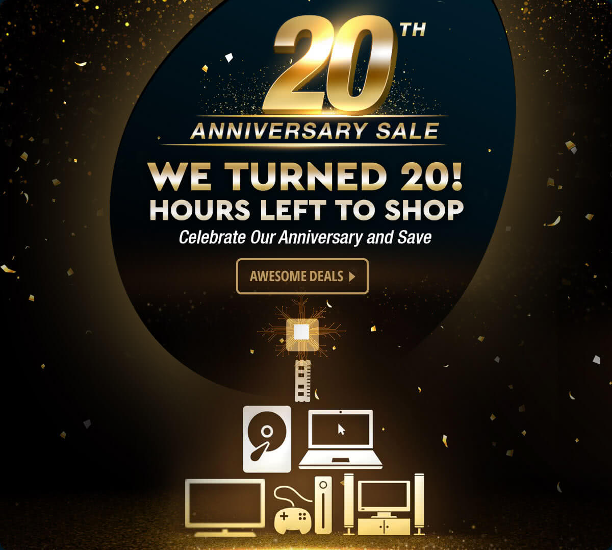 20th Anniversary Sale - We Turned 20! Hours Left to Shop