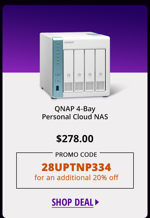 QNAP 4-Bay Personal Cloud NAS