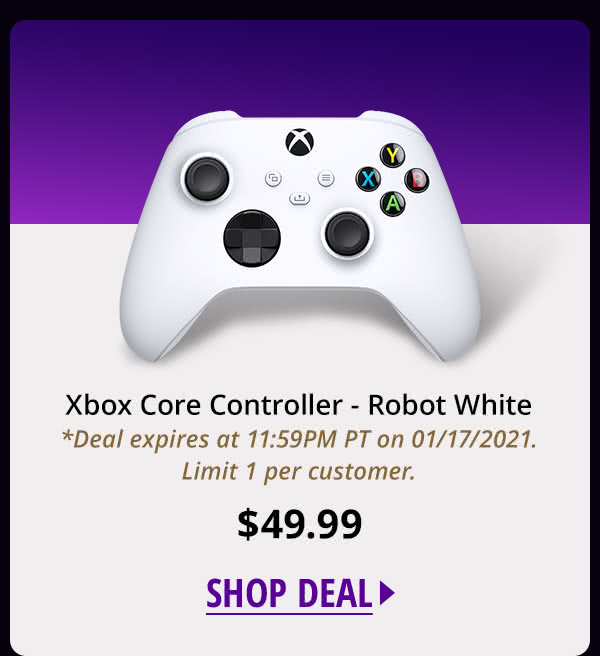 Xbox Core Controller - Robot White