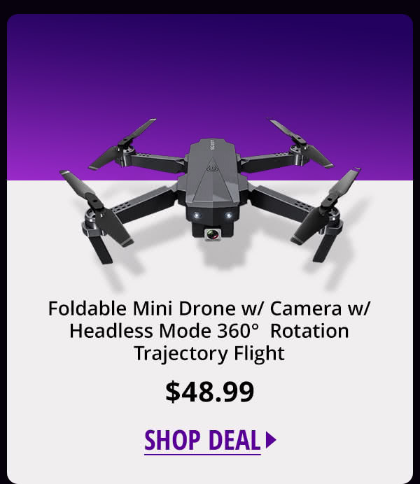 Foldable Mini Drone w/ Camera w/ Headless Mode 360°  Rotation Trajectory Flight