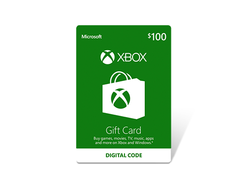 Xbox Gift Card $100 US (Email Delivery)