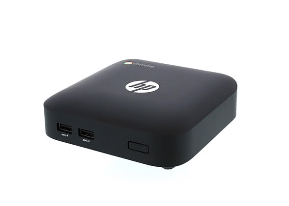 Refurbished: HP J5N50UT Chromebox Desktop PC Intel Celeron 2955U 1.4 GHz Dual-Core Processor 4 GB DDR3 16 GB SSD