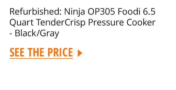 Refurbished: Ninja OP305 Foodi 6.5 Quart TenderCrisp Pressure Cooker - Black/Gray