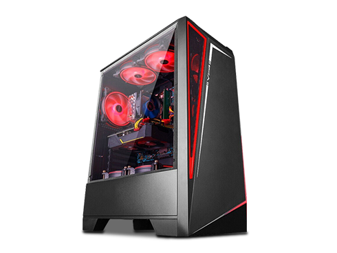 IPASON - Gaming Desktop - Ryzen5 2600 up to 3.9GHz