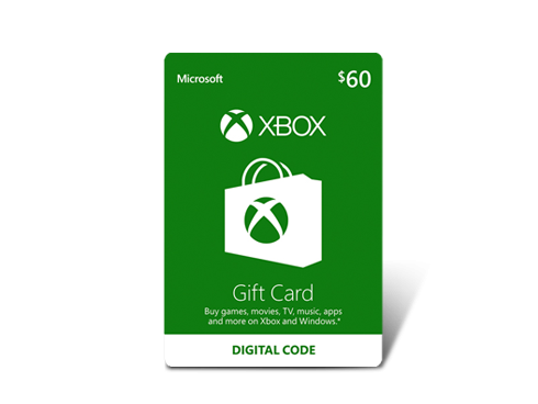 Xbox Gift Card $60 US (Email Delivery)