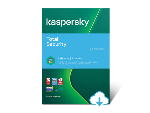 Kaspersky Total Security 2021 1 Year / 5 Devices - Download