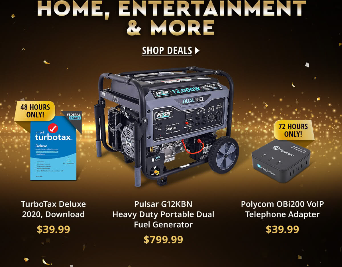 Home, Entertainment & More