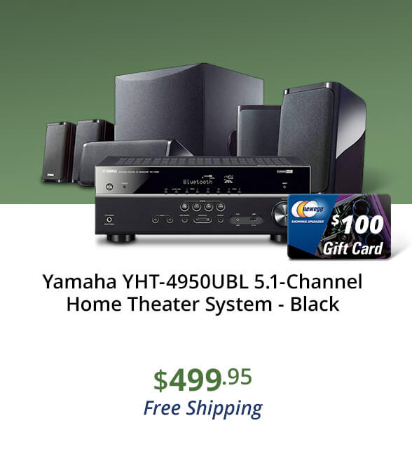 Yamaha YHT-4950UBL 5.1-Channel Home Theater System - Black