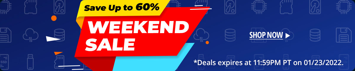 Weekend Sale -- Save Up to 60%