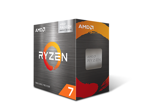 AMD Ryzen 7 5700G - Ryzen 7 5000 G-Series Cezanne (Zen 3) 8-Core 3.8 GHz Socket AM4 65W AMD Radeon Graphics Desktop Processor - 100-100000263BOX
