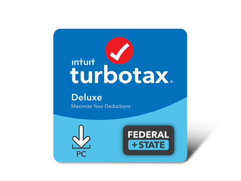 Intuit TurboTax Desktop Deluxe with State 2021, PC Download
