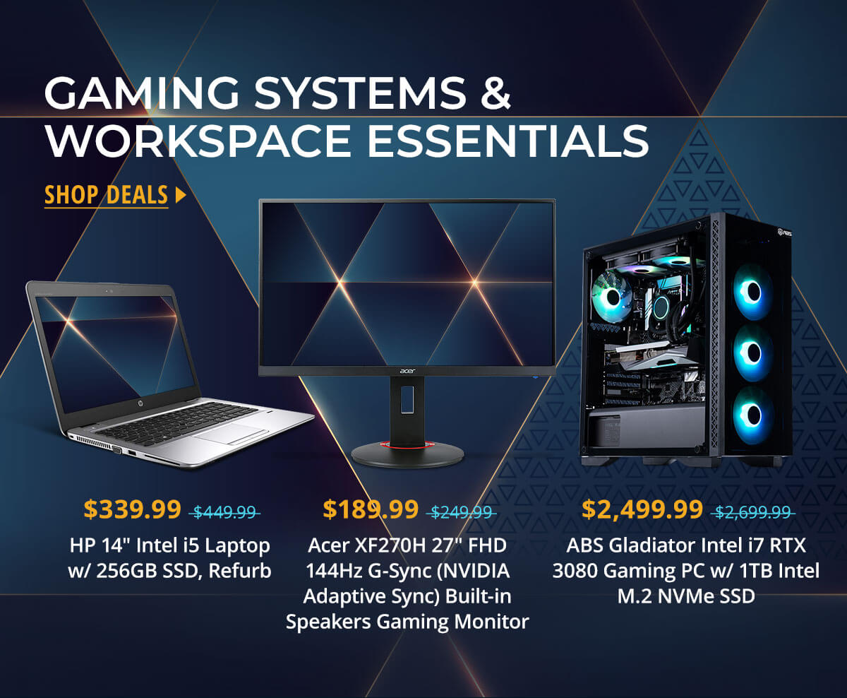 Gaming Systems & Workspace Essentials