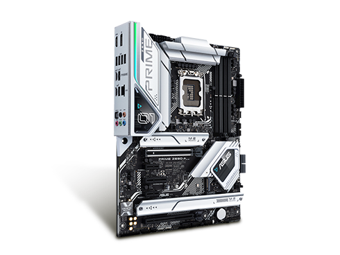 ASUS Prime Z690-A LGA 1700 Intel 12th ATX Motherboard- 16+1 DrMOS, PCIe 5.0, DDR5, 4x M.2, Intel 2.5 Gb LAN, USB 3.2 Gen 2 Front Panel Type-C, Thunderbolt 4, Aura Sync RGB Lighting
