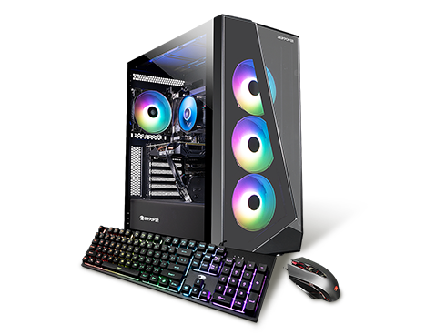 iBUYPOWER Gaming Desktop SlateMono 239i Intel Core i5 11th Gen 11400F (2.60GHz) 8GB DDR4 480 GB SATA SSD NVIDIA GeForce GTX 1050 Ti Windows 11 Home 64-bit